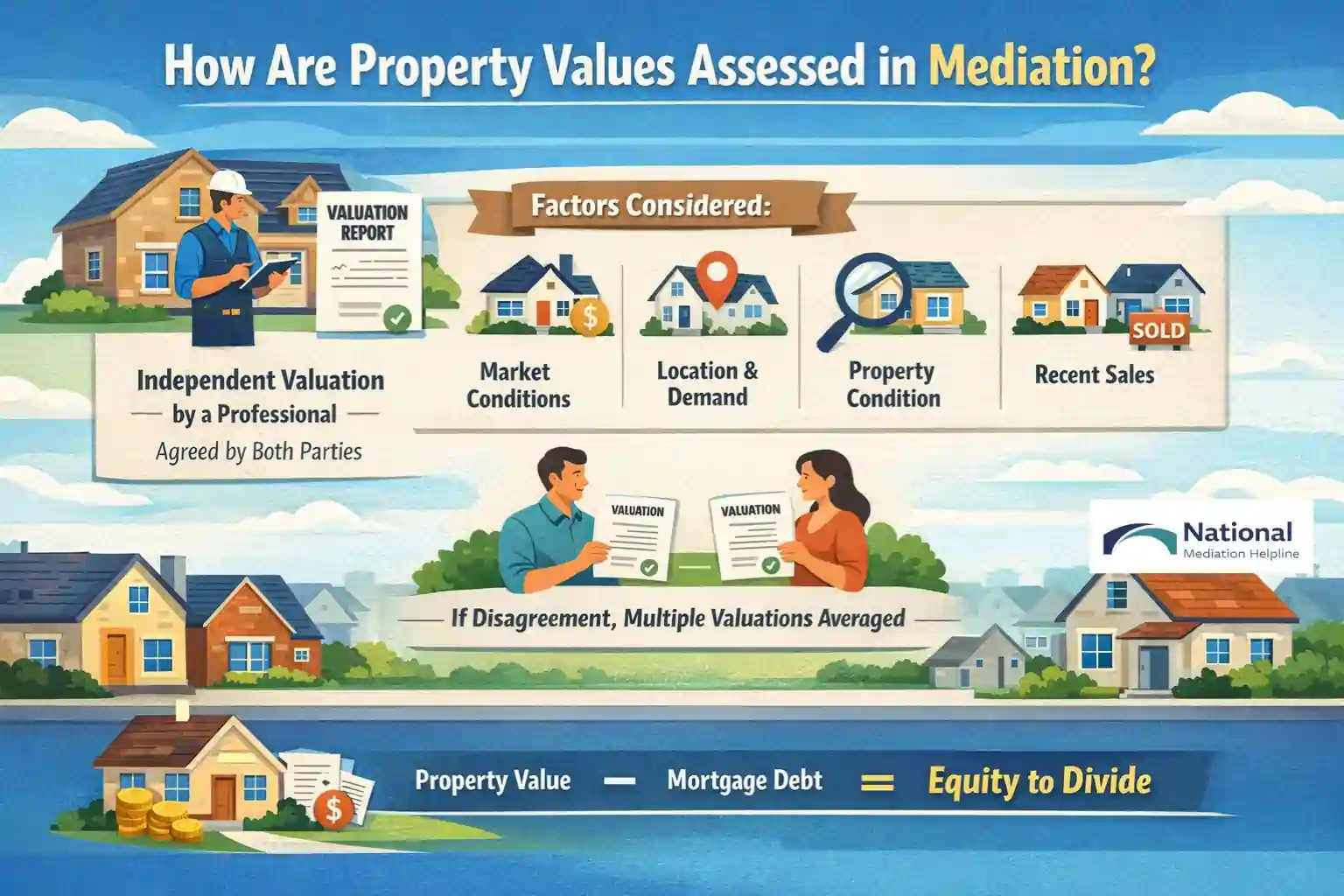 How Are Property Values Assessed in Mediation Salford?