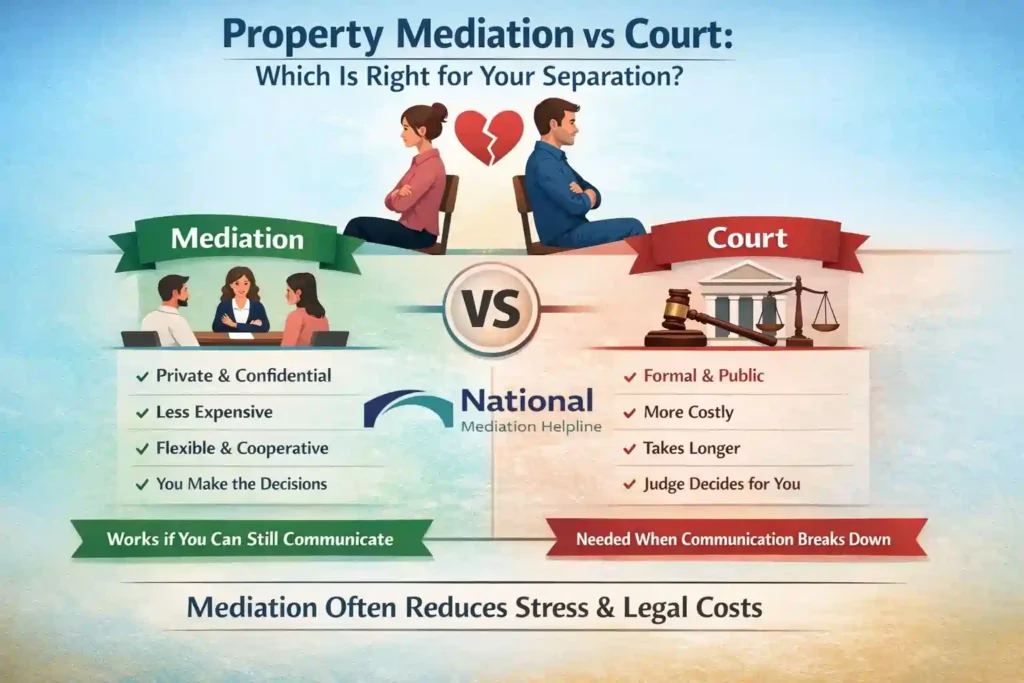 Property Mediation vs Court: Which Is Right for Your Separation Salford?