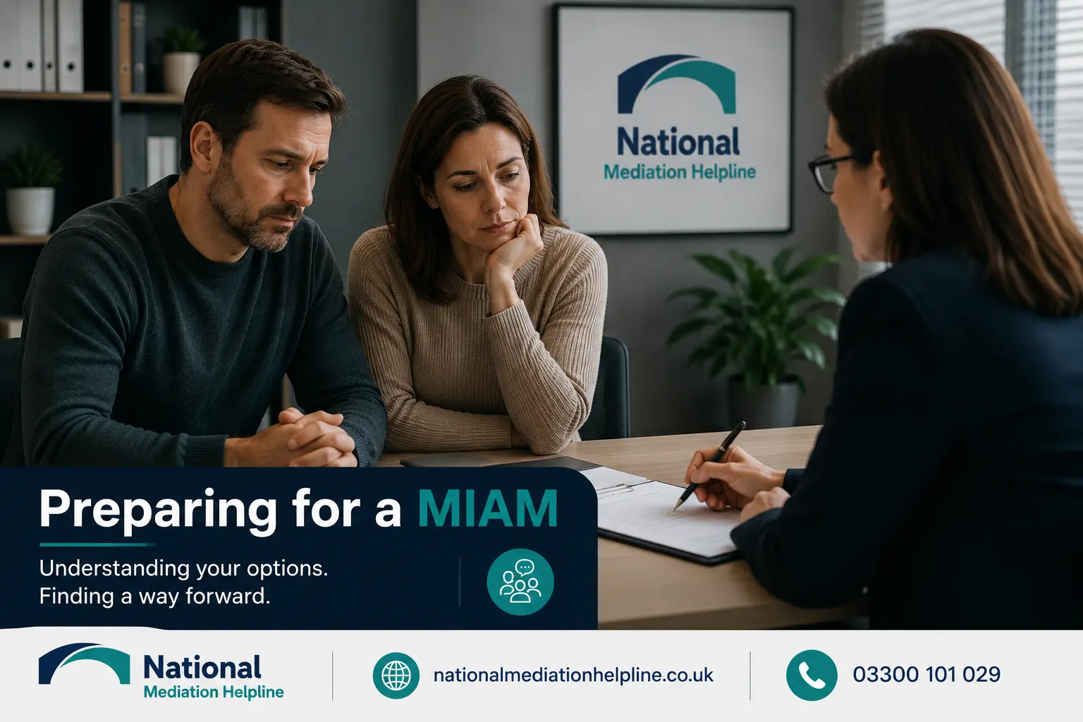How to prepare for a miam in Salford Preparing for a MIAM. An image explaining how to prepare yourself emotionally and rationally for the first miam appointment 