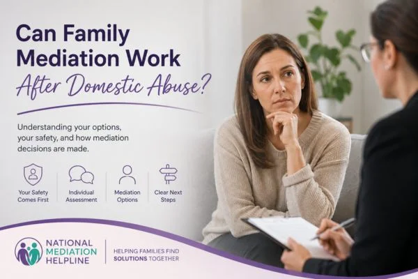 Can Family Mediation Salford Work After Domestic Abuse?